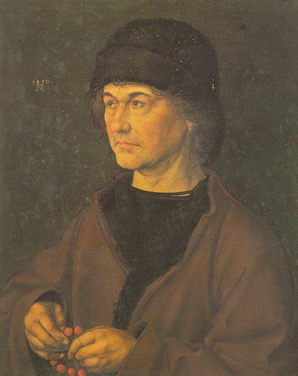 Albrecht Durer Portrait of the Artist's Father_e Germany oil painting art
